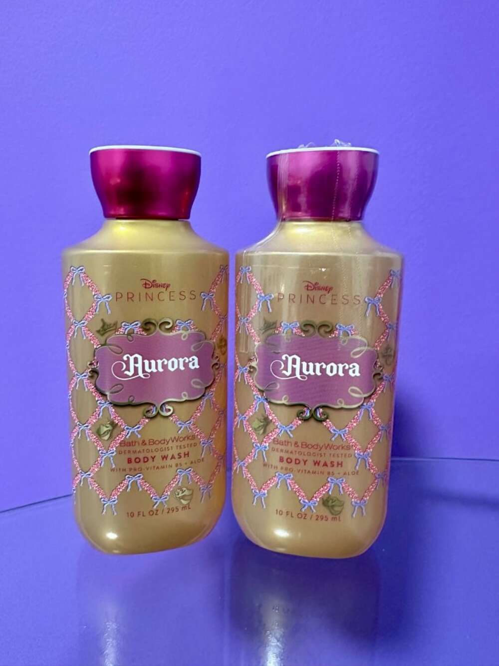 Bath & Body Works Disney Princess Aurora Body Wash Set of 2 NEW